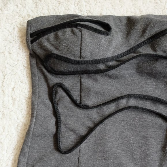 Ark & Co Grey Strapless Dress - Picture 2 of 5